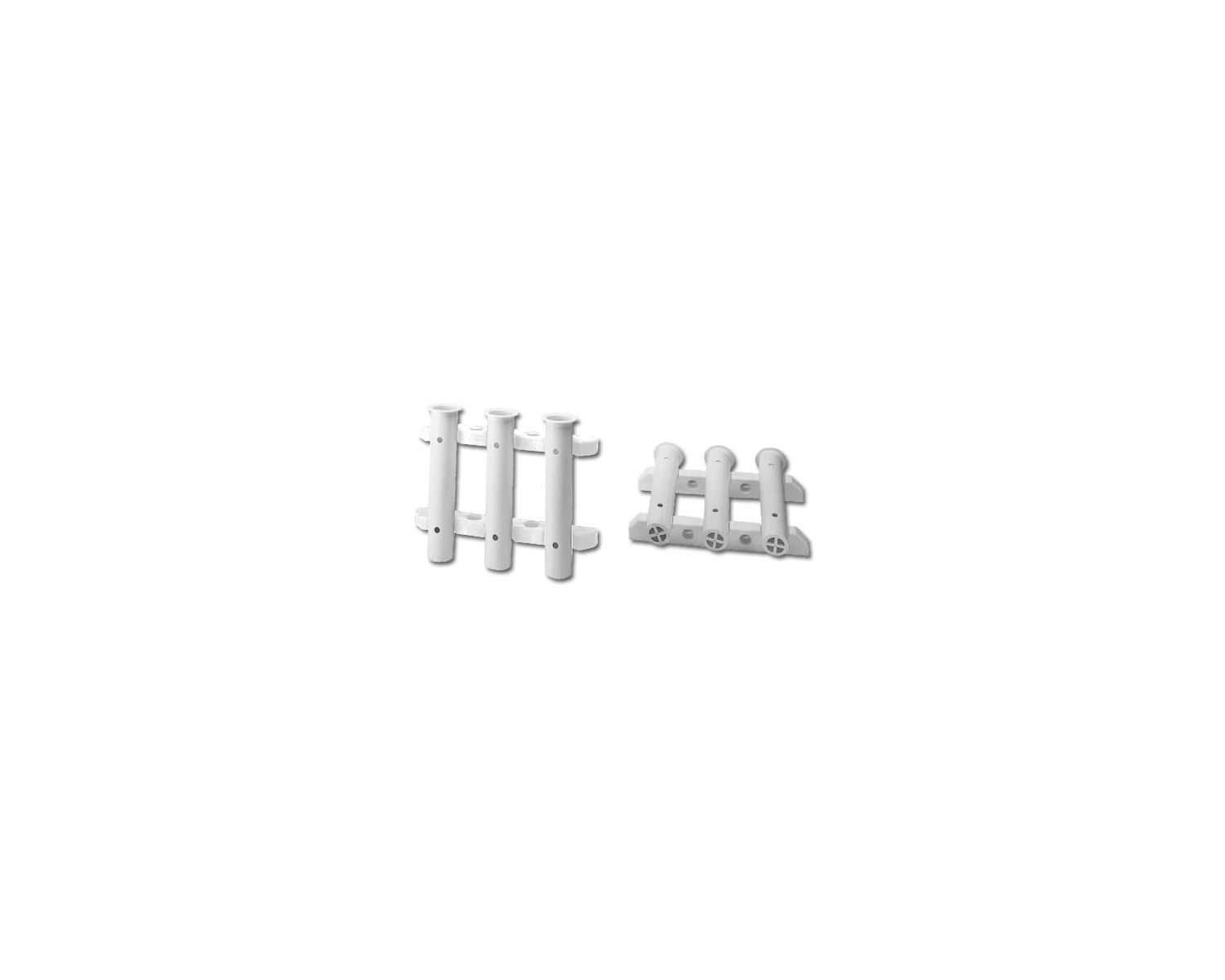 Lot De 3 Supports De Canne à Pêche Pour Garde-corps – Avec Sangle De Fixation, En TPE élastique, Portable