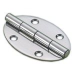 BIGSHIP Charnière inox ovale 56x78mm BigShip