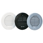 NUOVA RADE Grille aeration plastique ronde grise Ø76 mm Nuova Rade