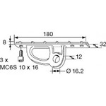 SELDEN Ferrure de bôme T32 x180 Selden