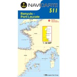 NAVICARTE Carte n° 511 Banyuls, Port Leucate, Port-Vendres Navicarte