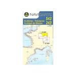 NAVICARTE Carte double n°543 et n°243 Audierne-Trévignon Plastimo