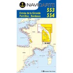 NAVICARTE Carte double n°553 et n°554 Royan-Bordeaux Navicarte