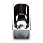 BARKA Evier rectangulaire inox poli miroir 325 x 160 x 150 m Barka