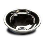 BARKA Evier hémisphérique inox poli miroir Ø260 mm/H120 mm Barka