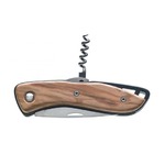 WICHARD Couteau aquaterra bois lame lisse avec tire bouchon Wichard