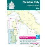 NV Charts Atlas Italie Ouest de la Sardaigne IT 4 NV Charts