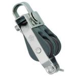 WICHARD Poulie double à ringot Øréa 18mm Øcord 4/6mm Wichard
