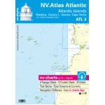NV Charts ATLAS Atlantic Madeira,Canary,Azores,CapVerde ATL3 NV Charts