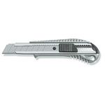 FASTERTOOLS Cutter alum.guide métalliq.-18 mm-En blister FASTER TOOLS