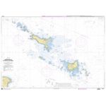 SHOM 7143 à plat abords des îles de houat et de Hoëdic Shom