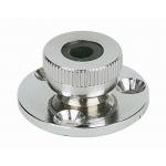 Passe fil laiton chromé Ø8mm les 2