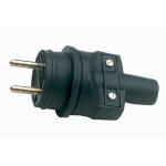 Fiche 230V mâle caoutchouc Euromarine
