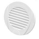 NUOVA RADE Grille aeration plastique ronde blanche Ø102 mm Nuova Rade