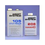 WEST SYSTEM Resine epoxy 105 + durcisseur 206 Pack B 6Kg West System