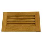 Grille vent Teck 285x160 mm Direct teck