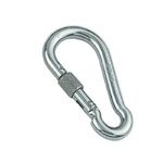 BIGSHIP Mousqueton de pompier avec ecrou de sécurité 12mm Aucune