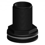TRUDESIGN passe-coque 3/4'' bsp noir TRU DESIGN