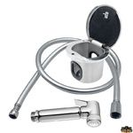 TREM Boitier encastrable inox + douchette + tuyau 2,5m Trem