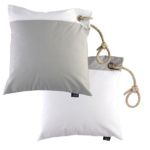 MARINE BUSINESS Lot de 2 coussins waterproof gris/blanc Marine Business