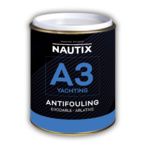 NAUTIX A3 Yachting Antifouling érodable Gris Foncé 0,75L Nautix