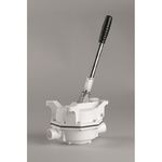 WHALE Pompe de toilette MKS blanche passe pont Whale