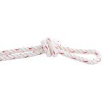 COUSIN  Cordage polyamide 3T blanc / rouge diam  24 mm COUSIN