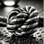 COUSIN  Tribal 7510 diam6mm - blanc fil noir COUSIN