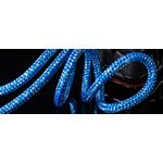 COUSIN  Rafale diam 6 mm - moire bleu / blanc COUSIN