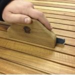 Cale à poncer pour latte de pont Direct teck