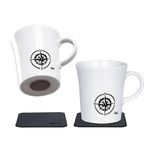 SILWY Tasses aimantés en porcelaine avec anse motif WANDERLU SILWY