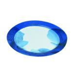 Assiette dessert océan 22cm Topoplastic