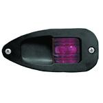 Feu babord rouge 112.5° à encastrer boitier noir <12m Lalizas