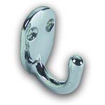 FORESTI Crochet porte manteau en laiton chromé 40x60mm Foresti Suardi FORESTI Crochet porte manteau en laiton chromé 40x60mm Foresti Suardi