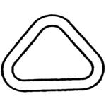 WICHARD Triangle largeur 50mm fil de 6mm Wichard