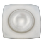 FORESTI Plafonnier carré étanche 88mm 10W blanc Foresti Suardi