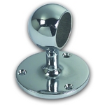 FORESTI Embout terminaison rampe laiton chromé pour tube Ø30 Foresti Suardi