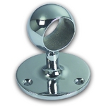 FORESTI Embout intermédiaire rampe laiton chromé pour tube Ø Foresti Suardi