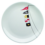 MARINE BUSINESS Regata assiettes plates (x6) Marine Business