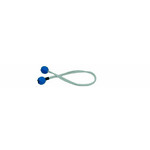 Ferlette élastique 40cm Ø4mm à boule plastique bleue l'unité
