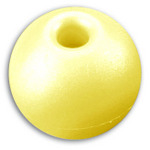 Boule d'arrêt de drisse 44mm/11mm jaune les 2 Sea Sure