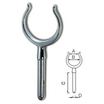 FORESTI Dame de nage laiton chromé Ø48mm tige 78x Ø12mm-VRAC Foresti Suardi