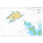 SHOM L7123 Iles Molène et Ouessant - Passage du Fromveur Shom