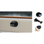 Lampe de courtoisie à leds noire le kit (receveur électrique