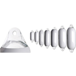 MAJONI Pare battage 2 anneaux blanc 19x68cm Majoni