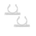 BIGSHIP Pinces support Ø35mm blanches les 2 BigShip BIGSHIP Pinces support Ø35mm blanches les 2 BigShip