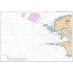 SHOM 7066 à plat L'Île Vierge à la Pointe de Penmarc'h Abord Shom