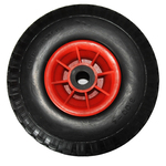 Roue Increvable corps rouge Ø 260 alésage Ø25 , 120kg Aucune