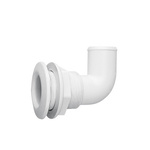 NUOVA RADE Sortie de coque blanche coudée Ø30mm - tuyau Ø20 Nuova Rade