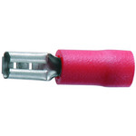 Cosses plate 2.8mm rouge femelle les 10